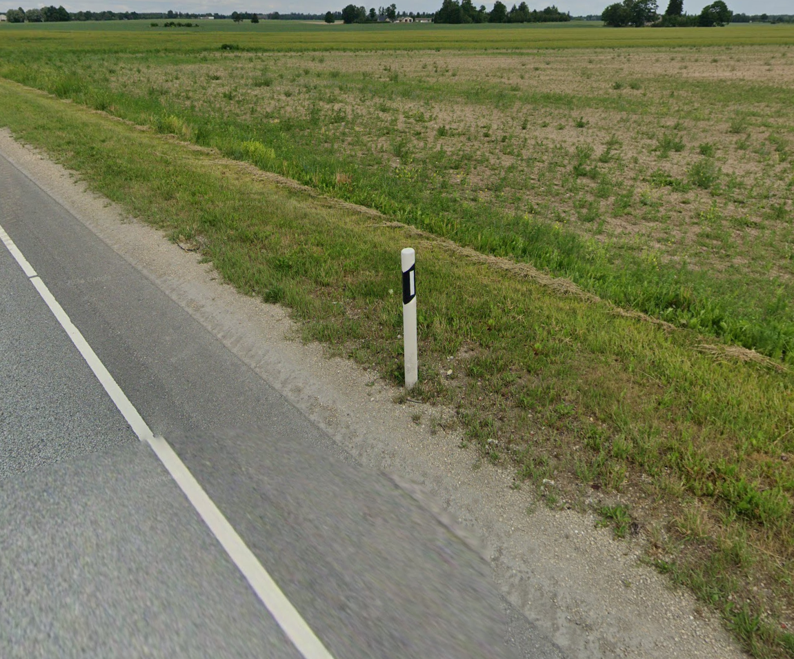 An Estonian Roundy bollard.